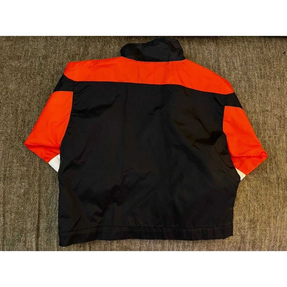 Vintage Philadelphia Flyers Toddler Windbreaker Jacket 24 Months Orange Black